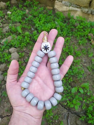 Təsbehlər: Material və qiymət müxtəlifdir. - Material: tünd qəhvəyi təbii — 6