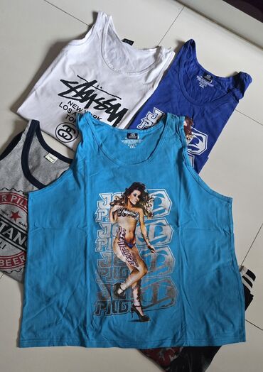 Majice: Muška majica bez rukava XXL, letnja, na bretele. Sve su sa Tajlanda, i — 9