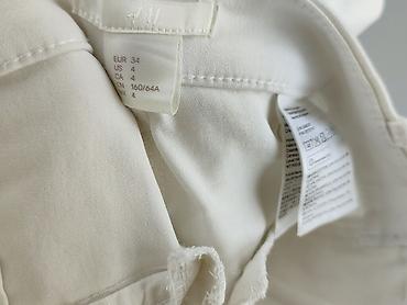 szeroki pas: H&M, Spodnie materiałowe damskie, rozmiar 2XS — 4