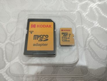 Mobil telefonlar üçün digər aksesuarlar: Kodak marka micro sd kart 128gb