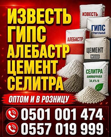 Известь: Известь. 

Гипс. 
Алебастр. 
Цемент. 
Селитра — 1