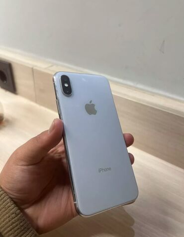 скупка телефонов на запчасти бишкек: IPhone X, Б/у, 256 ГБ, White Titanium, Наушники, Зарядное устройство, Защитное стекло, 89 %