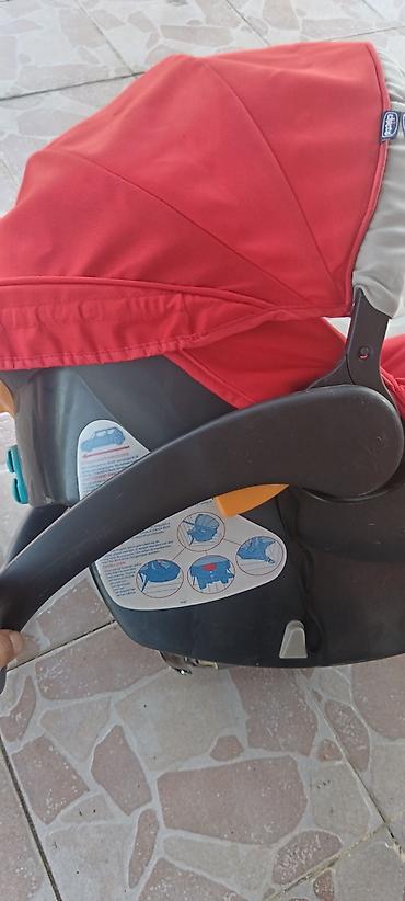 chicco elleta avtokreslosu: Chicco avtomobil beşik-kreslosu (infant car seat) - Rəng: qırmızı - — 2