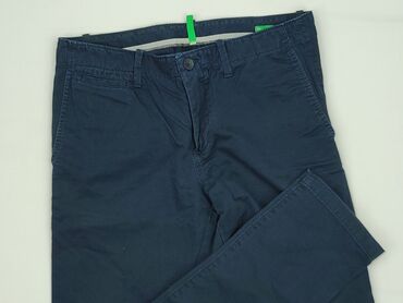 sinsay koszulki z długim rękawem: United Colors of Benetton, Chinos for men, S (EU 36), condition - Good