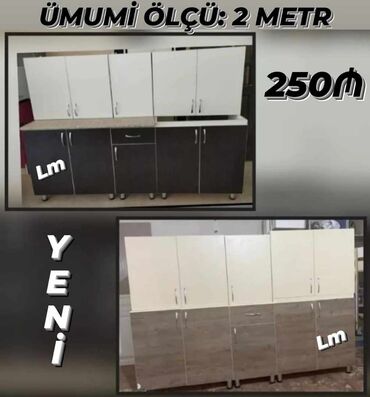 metbex mebeli paqon metr: *Mətbəx mebellərinin sifarişlə hazırlanması✔️* Ölçü : 2 metr üst