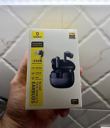 baseus w7: Baseus Bass EP10 Pro qulaqlıqları - In‑Ear True Wireless Earbuds - — 1