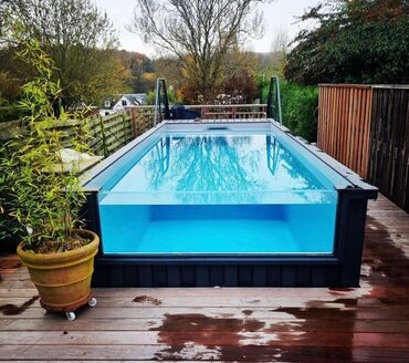 Digər tikinti xidmətləri: Konteyner hovuzlar sifarişlə hazırlanır ölçü seçimi var fiber hovuzlar