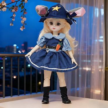 Очаровательная шарнирная кукла 30 см в стильном тематическом образе ⭐🐰