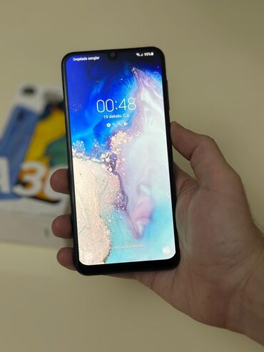 samsung i8910 omnia hd 16gb: Samsung Galaxy A30, 32 GB, rəng - Göy, Sensor, İki sim kartlı, Face ID