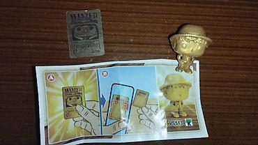 minecraft kinder joy: Kinderjoy Qızıl luffy figur — 1