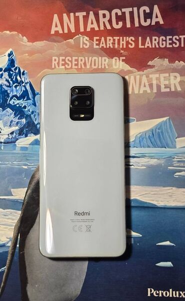 сотовый телефон fly ts112: Redmi Note 9S, 128 GB, rəng - Ağ, Zəmanət, Barmaq izi, İki sim kartlı
