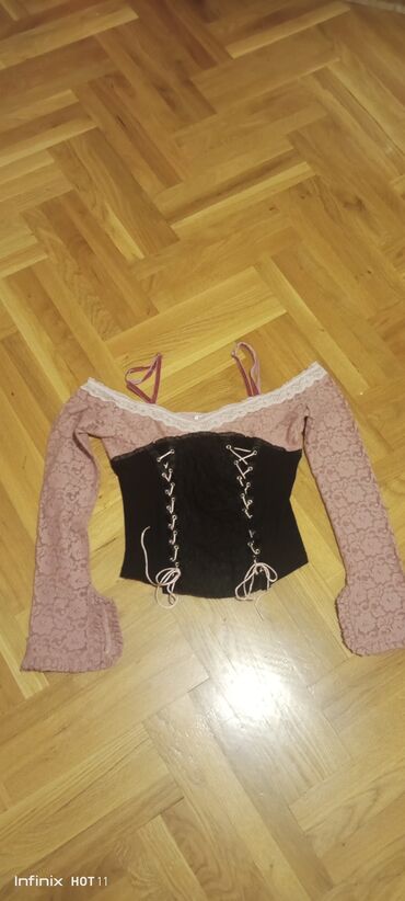 pink bluza: M (EU 38), Pamuk, Jednobojni