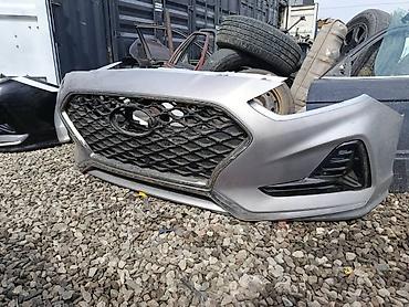 Передний бампер с решеткой радиатора для Hyundai Sonata (седан
