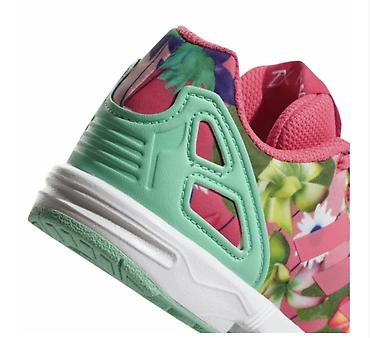Uşaq ayaqqabıları: Adidas Originals ZX Flux Floral qadın/kids idman krossovkası OLCU 26 — 3