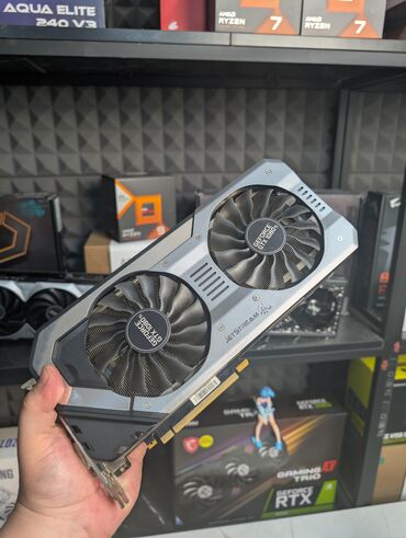 Видеокарты: Видеокарта, Б/у, Palit, GeForce GTX, 10 ГБ, Для ПК
