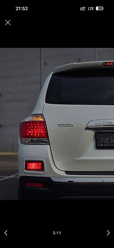 u40: Toyota Highlander: 2012 г., 3.5 л, Автомат, Бензин, Кроссовер — 7