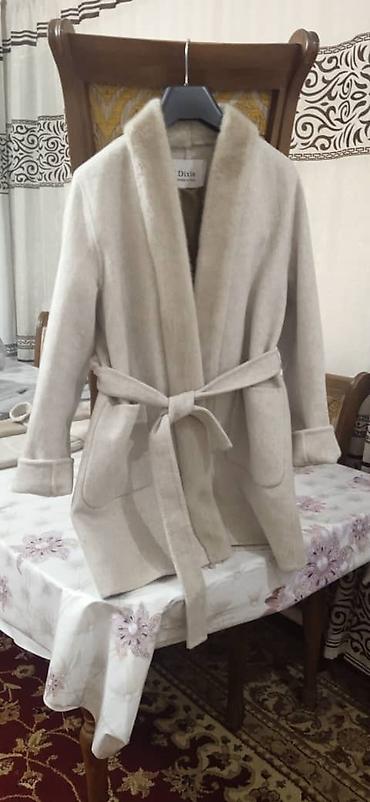 Пальто: Пальто, Халат, Зима, Короткая модель, С поясом, L — 6