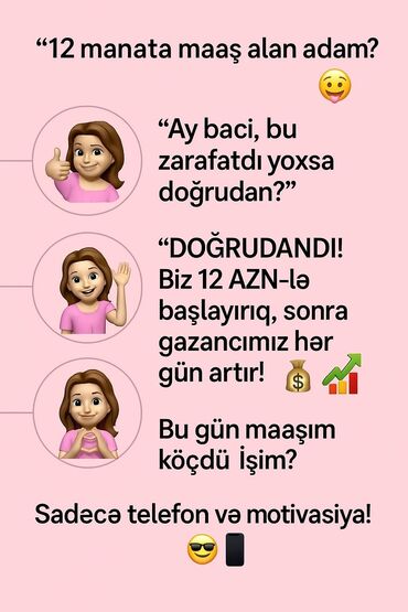Tikinti ixtisasları: SMM menecer tələb olunur, İstənilən yaş, Təcrübəsiz
