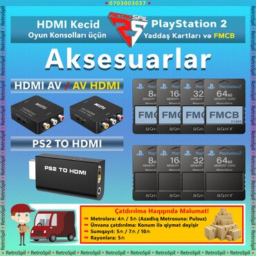 ayfon adaptoru: FMC Boot və AV HDMI ötürücü adaptırlar • MagicGate 8MB - 12₼ 16MB -