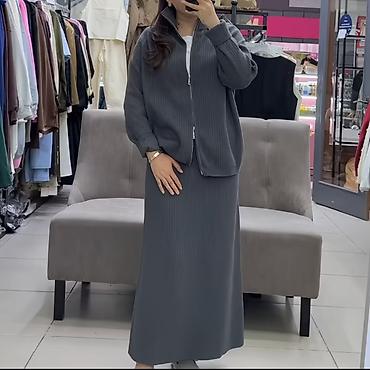xl razmer: Костюм с юбкой, Модель юбки: Прямая, Макси, Кофта, Китай, Стандарт — 4