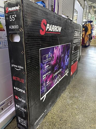 тв 4: Телевизор Sparrow SMART AU9000 55" UHD Ключевые характеристики: - — 3