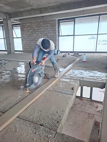 Beton işləri: Beton kəsmə xidməti - Deşik, qapı–pəncərə açıqları, şaxta və — 2