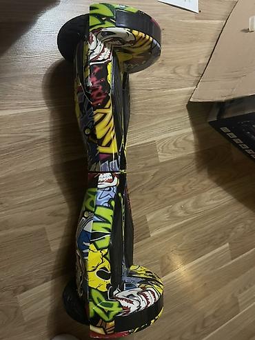 elekt: Rəngarəng qrafiti dizaynlı hoverboard (giroskuter) - Təkər ölçüsü — 6
