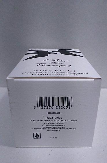 iris: NINA RICCI L'AIR DU TEMPS EDT100ML TSTR | Nina Ricci L'Air du Temps — 5