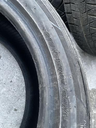 aeolus e70: Шины 215 / 55 / R 17, Лето, Б/у, Комплект, Легковые, Корея, Hankook — 4