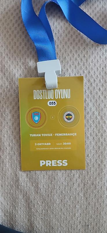 tar: Məhsul: Futbol oyunlarına akkreditasiya badge-ləri (boyun lentli — 5