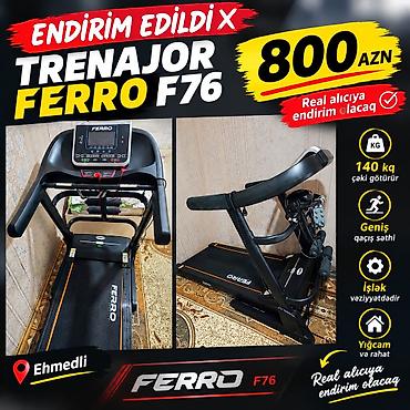 FERRO F76 qaçış trenajoru - Güclü və dayanıqlı konstruksiya - Daşıma