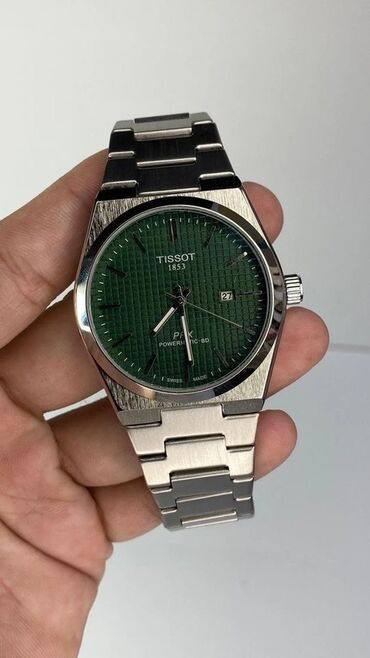 серебро техническое: Tissot PRX Powermatic 80 — швейцарские автоматические часы Срочная