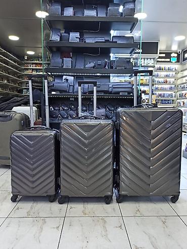 Çamadanlar: Sərt korpuslu 3-lü çamadan dəsti - Material: sərt və yüngül ABS/PC — 1