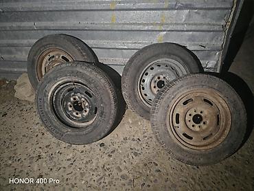 l200 disk: Satılır: 4 ədəd polad diskli təkər komplekti - Ölçü: 175/70 R13 və — 2