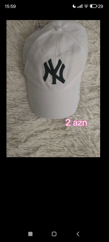 Digər üst geyimləri: - Bordo rəngli papaq – sadə, klassik beyzbol kəsimi, möhkəm günlüyə — 2