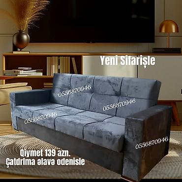tek divan: Divan, Qonaq otağı üçün, Parça, Bazalı, Açılan, Kitab — 4