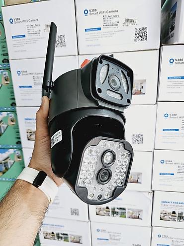 kamera tripot: 2 kamera Smart WiFi açıq məkan təhlükəsizlik kameraları - Wi‑Fi — 4