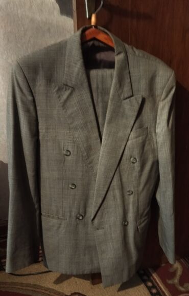 мужской льняной костюм: Костюм 3XL (EU 46), 4XL (EU 48), 5XL (EU 50)