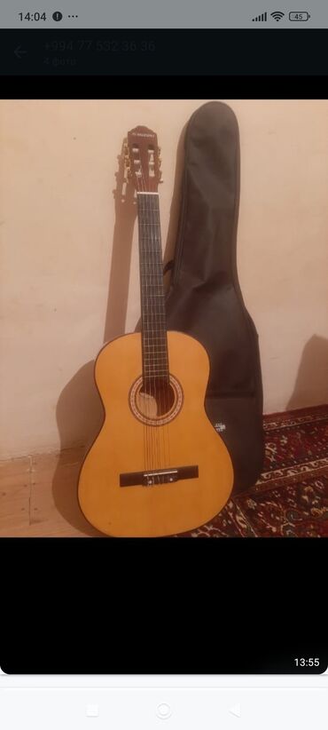 Gitaralar: Tecili satilir klasik gitara cox yaxsi ses efekti var