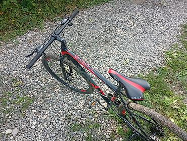 velosiped cube touring pro: Toba MTB velosiped - Çərçivə: Toba alüminium hardtail, qara-qırmızı — 4