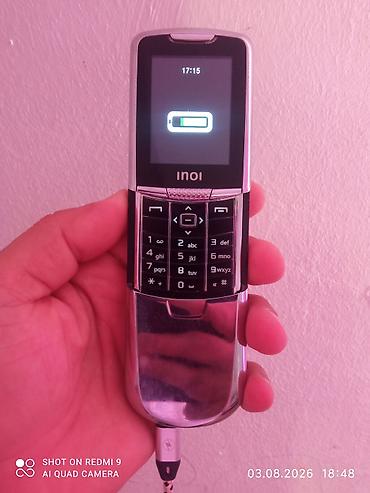 telfon sade: Inoi rəng - Gümüşü, Düyməli — 2