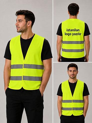 Kişi geyimləri: 🚨 REFLEKTORLU TƏHLÜKƏSİZLİK JİLETİ 🚨 ✔️ Gecə və gündüz yüksək — 1