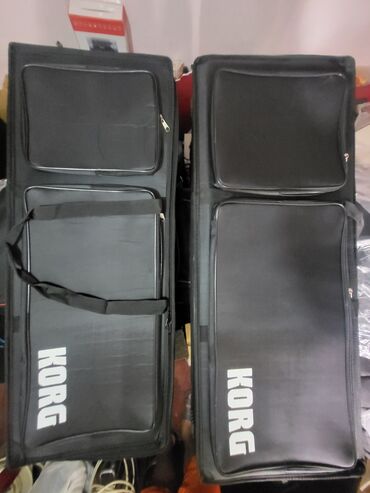 Futlyarlar, çexollar: Korg klaviatura daşımaq üçün nəzərdə tutulmuş bu qara rəngli çanta — 9