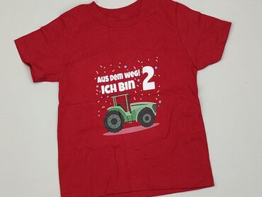 koszulka biało czerwona: Koszulka, 9-12 m, stan - Idealny