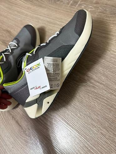 geox: Кроссовки Geox Playkix Размер 38 Новые Цвет серый с салатовыми и — 4