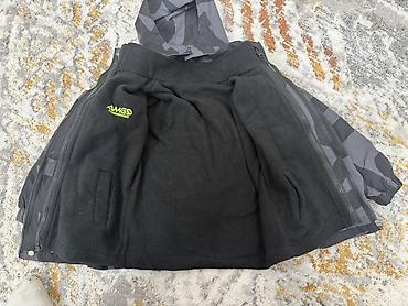 балдар кийимдери: Детская куртка AMGQ (логотип AMGQ Outdoor) с флисовой кофточкой — 2