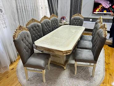 xalca kilim: 1.Klassik üslubda 8 nəfərlik yemək dəsti - Dəst: 1 ədəd geniş — 1