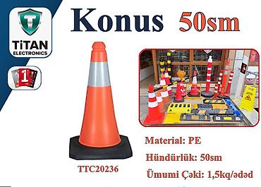 Konus YE-15 Material: PE Hündürlük: 50 sm Baza: rezin və plastik