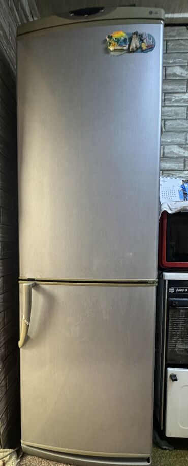 корейский холодильник: Холодильник LG, Б/у, Двухкамерный, No frost, 60 * 190 * 63