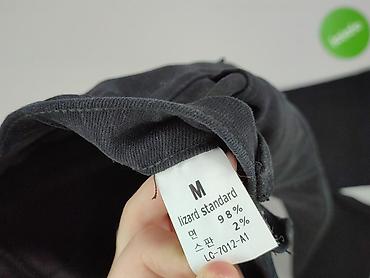 szerokie spodnie pull: Spodnie materiałowe damskie, rozmiar M — 4